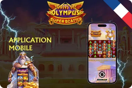 Gates of Olympus Super Scatter France Application mobile