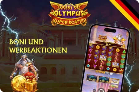 Gates of Olympus Super Scatter Deutschland Bonus und Promo-Codes