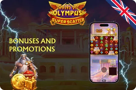 Gates of Olympus Super Scatter UK bonuses and promo codes