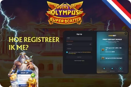 Gates of Olympus Super Scatter Nederland hoe registreren