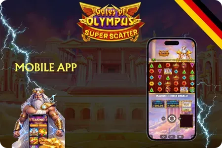Gates of Olympus Super Scatter Deutschland Mobile-App