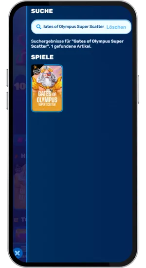 Suche nach Gates of Olympus Super Scatter im Casino-Katalog