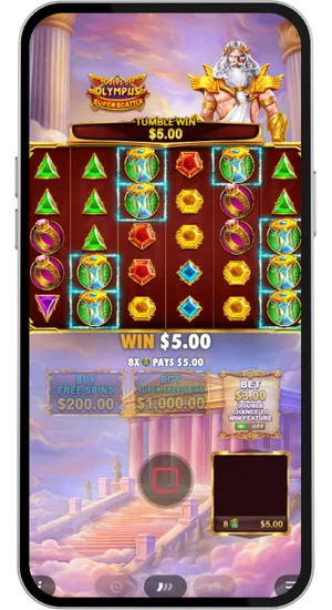 Spinning the reels and activating multipliers in Gates of Olympus Super Scatter